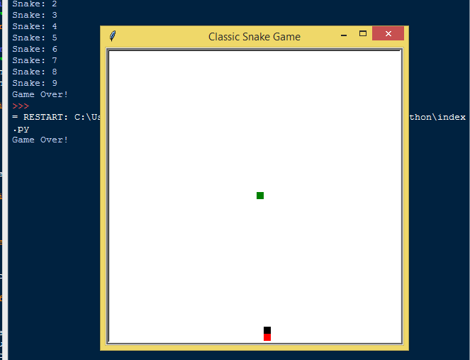 Classic Snake Game Using Turtle In Python Free Source Code | SourceCodester